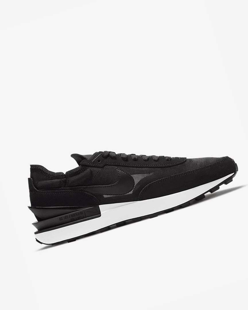 Black / White / Orange Nike Waffle One Men's Sneakers | CA_1161