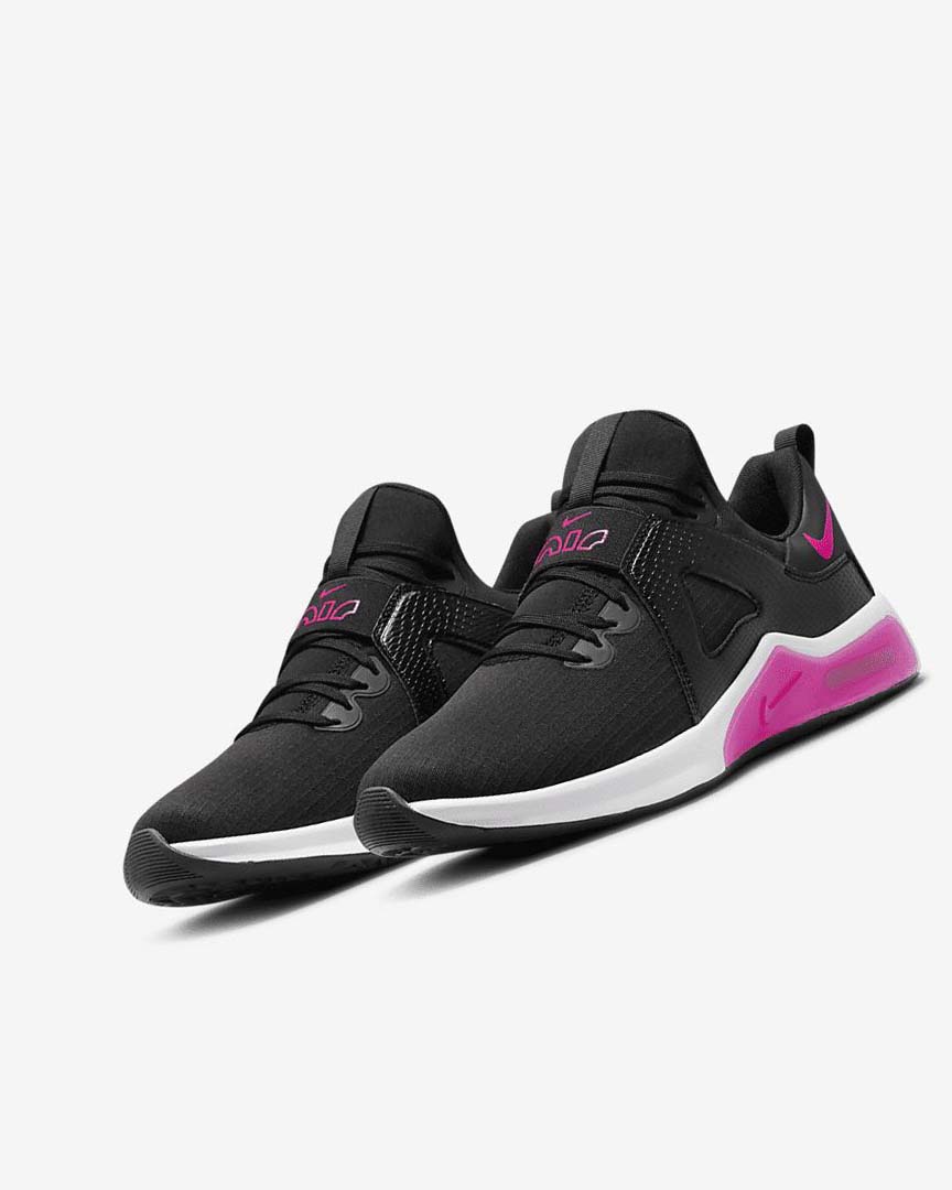 Black / White / Pink Nike Air Max Bella TR 5 Women's Training Shoes | CA_5277