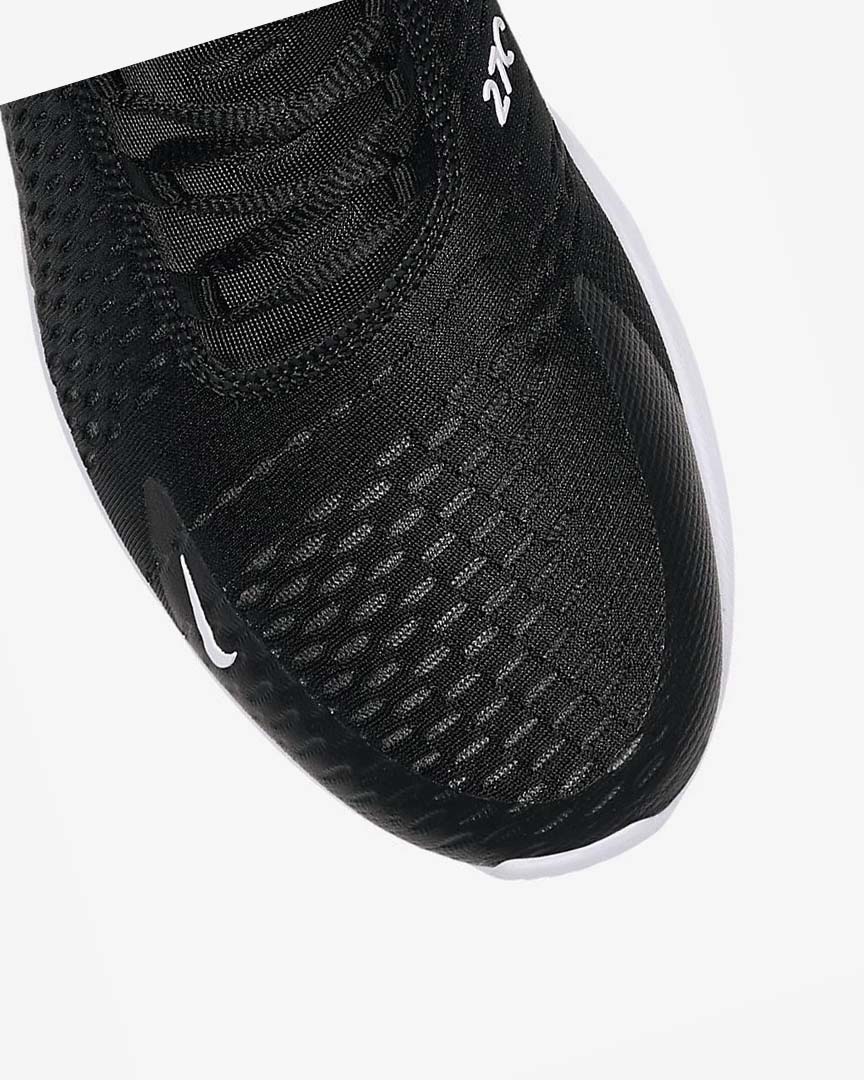 Black / White / Red / Dark Grey Nike Air Max 270 Men's Casual Shoes | CA_2852