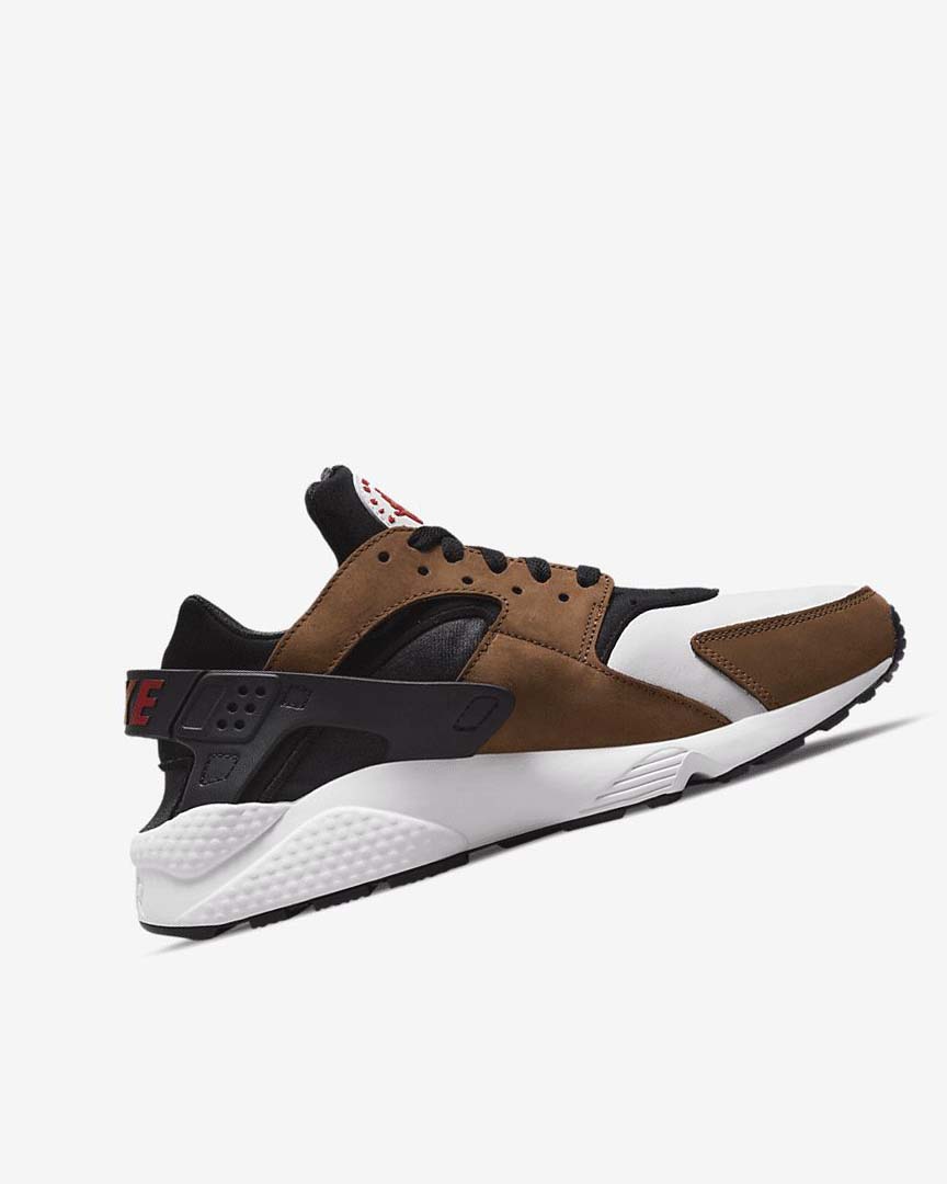 Black / White / Red Nike Air Huarache LE Men's Sneakers | CA_3006