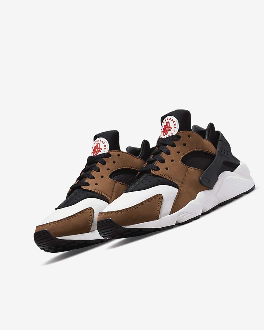 Black / White / Red Nike Air Huarache LE Men's Sneakers | CA_3006
