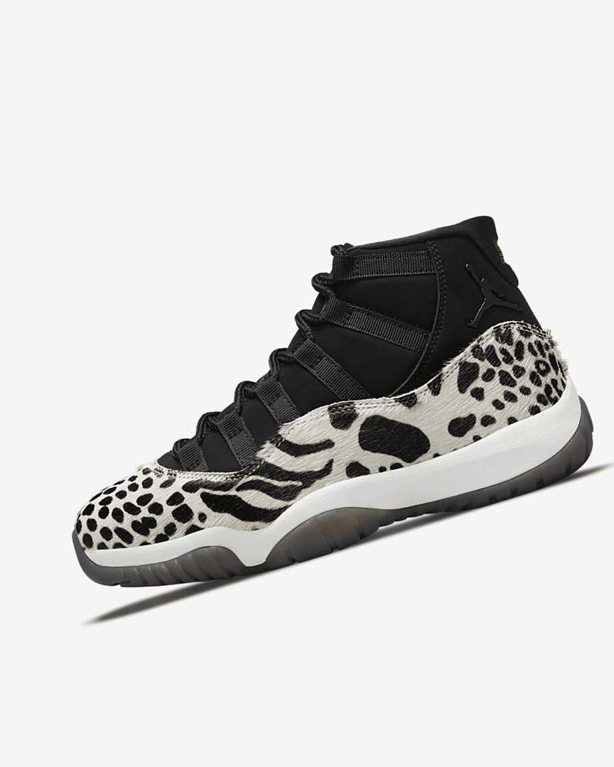Black / White / Red Nike Air Jordan 11 Retro Women\'s Sneakers | CA_2971