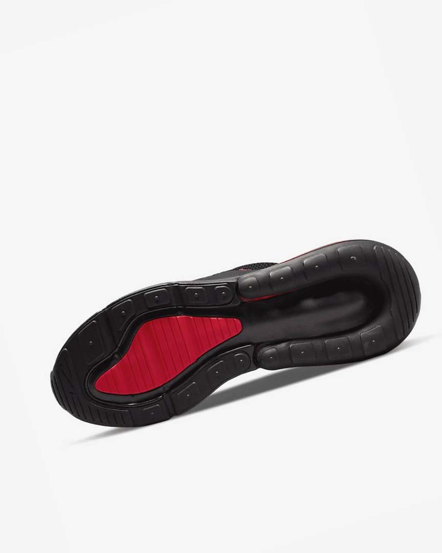 Black / White / Red Nike Air Max 270 Men's Casual Shoes | CA_2385