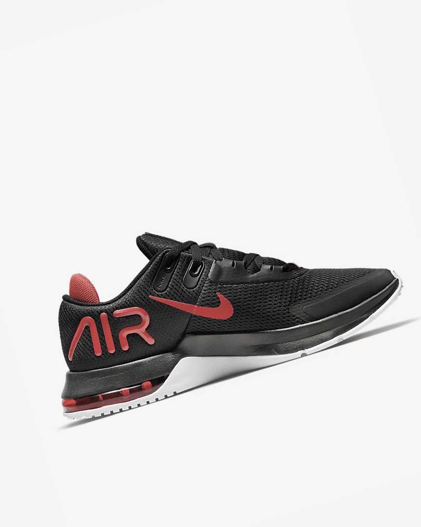 Black / White / Red Nike Air Max Alpha Trainer 4 Men's Training Shoes | CA_5272