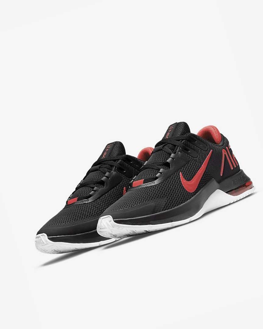 Black / White / Red Nike Air Max Alpha Trainer 4 Men's Training Shoes | CA_5272