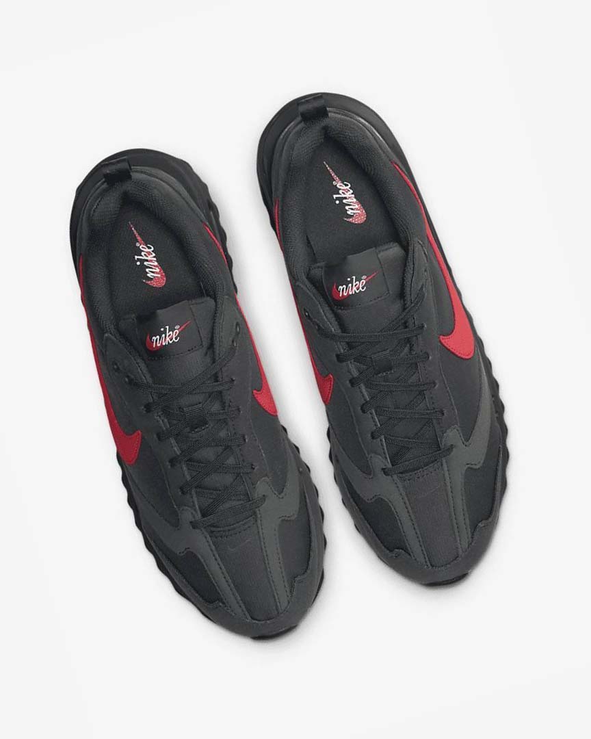 Black / White / Red Nike Air Max Dawn Men's Sneakers | CA_4656