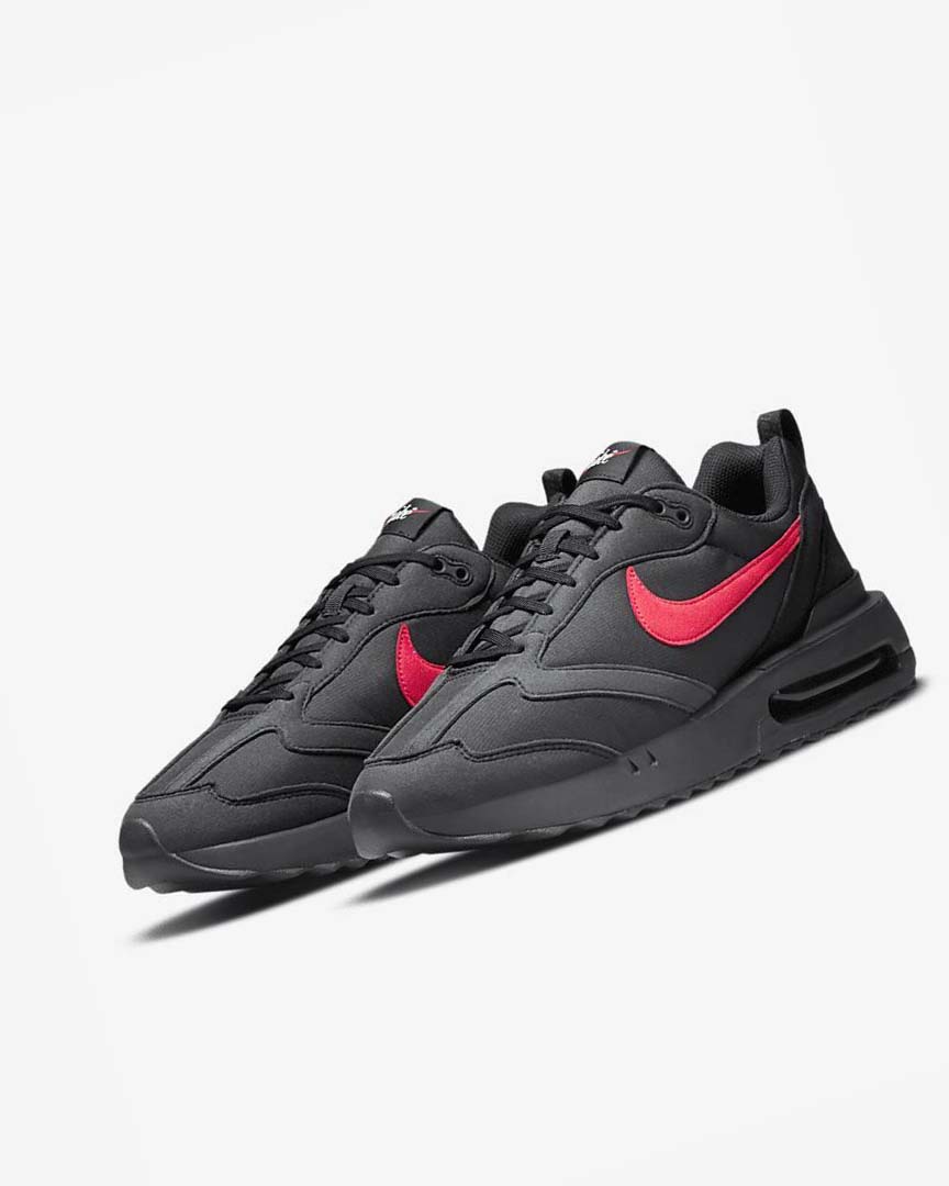 Black / White / Red Nike Air Max Dawn Men's Sneakers | CA_4656
