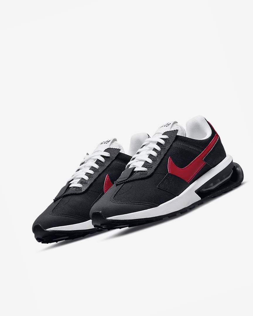 Black / White / Red Nike Air Max Pre-Day Men's Sneakers | CA_5261