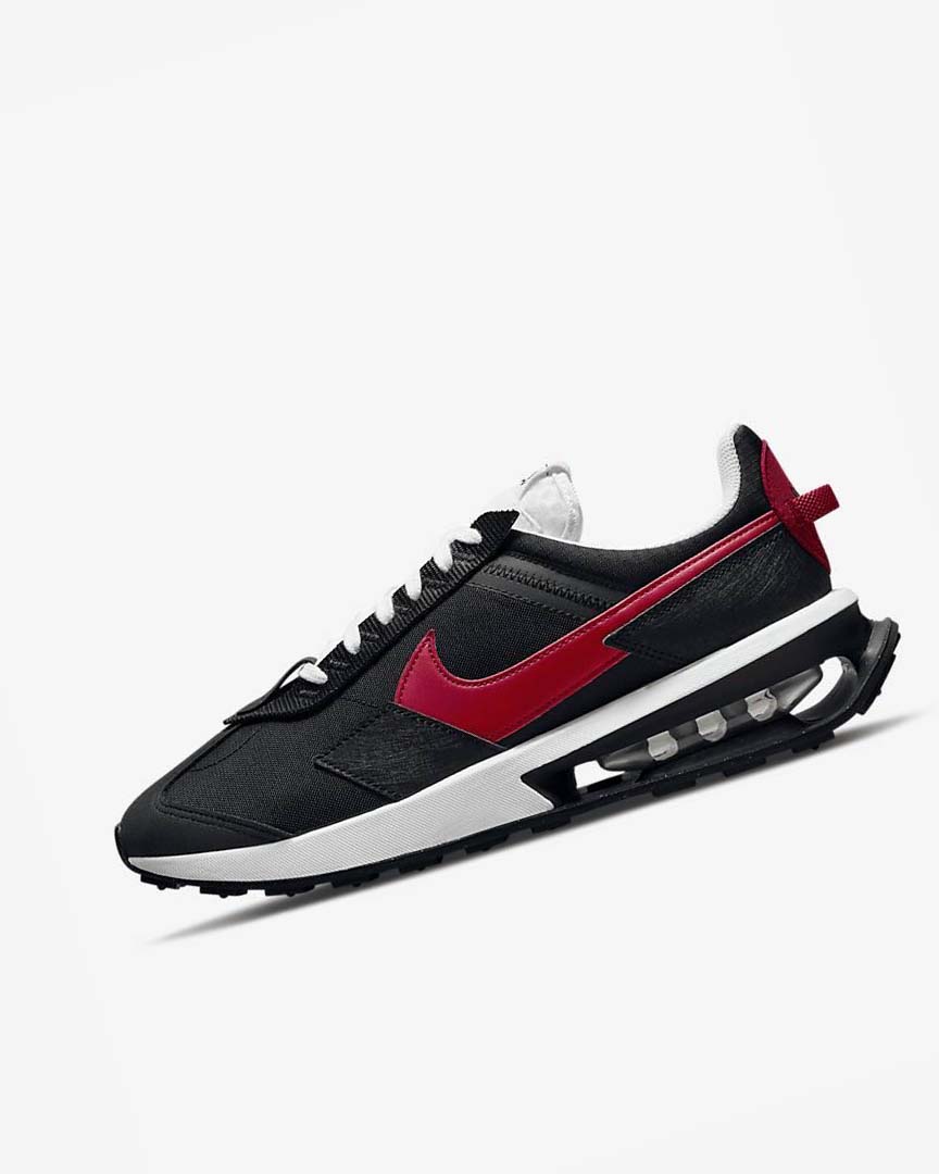 Black / White / Red Nike Air Max Pre-Day Men\'s Sneakers | CA_5261