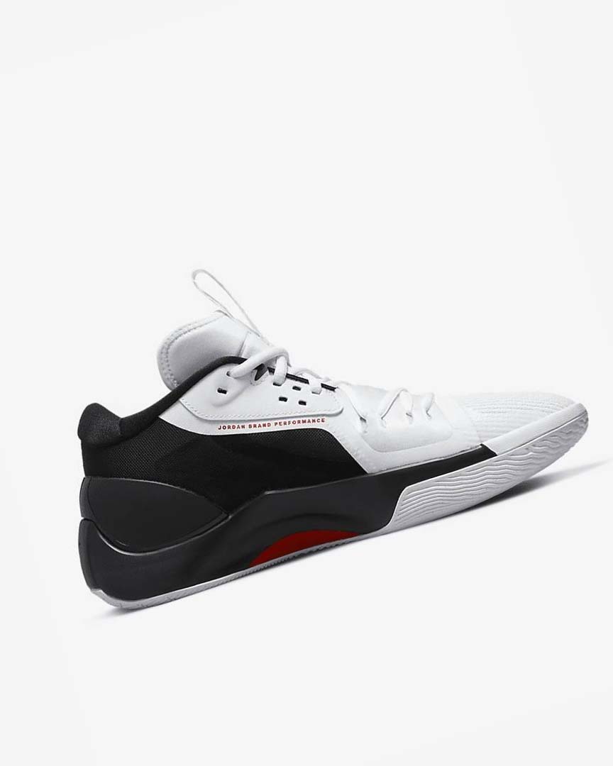 Black / White / Red Nike Jordan Zoom Separate Men's Basketball Shoes | CA_2717
