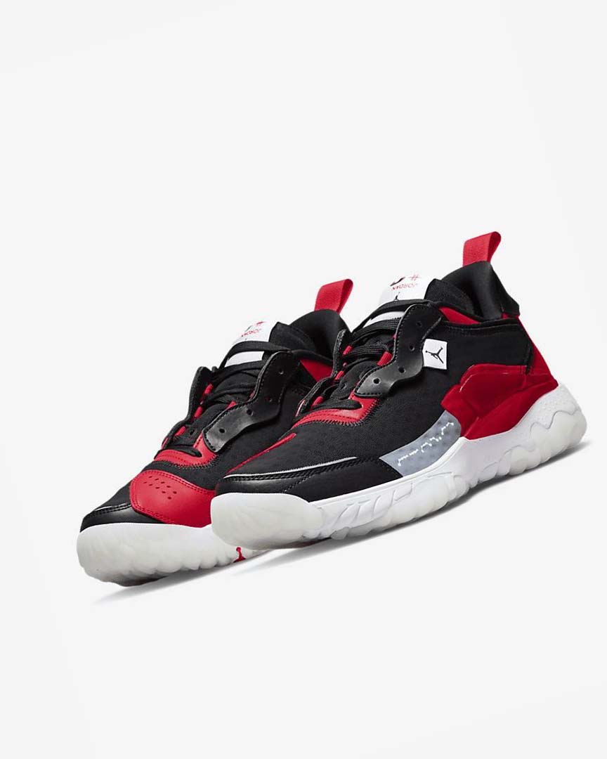 Black / White / Red / Red Nike Jordan Delta 2 SE Men's Basketball Shoes | CA_5444