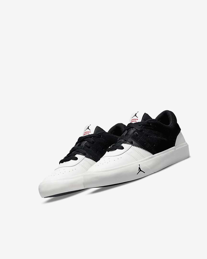 Black / White / White / Red Nike Jordan Series Boys' Sneakers | CA_2489