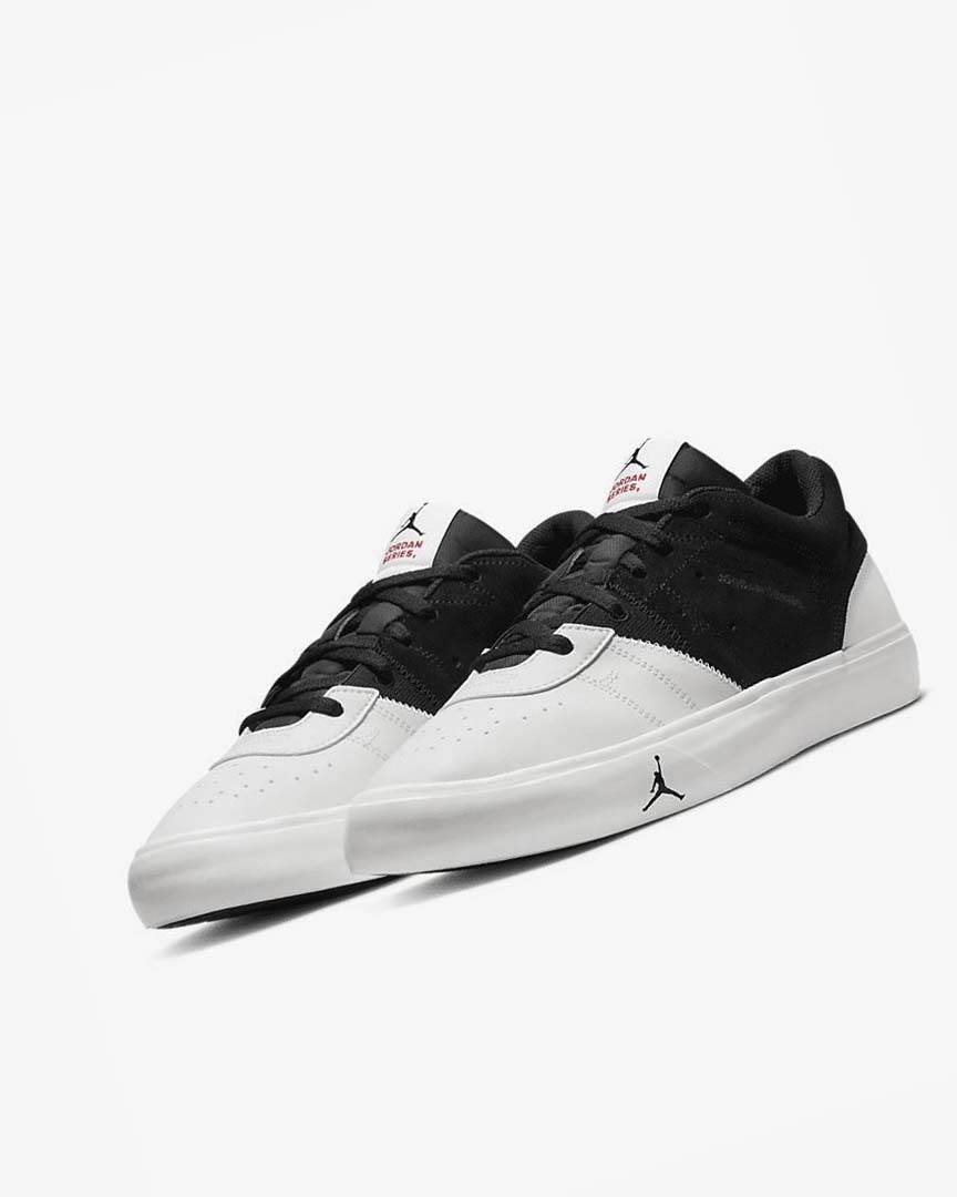 Black / White / White / Red Nike Jordan Series ES Men's Sneakers | CA_5098