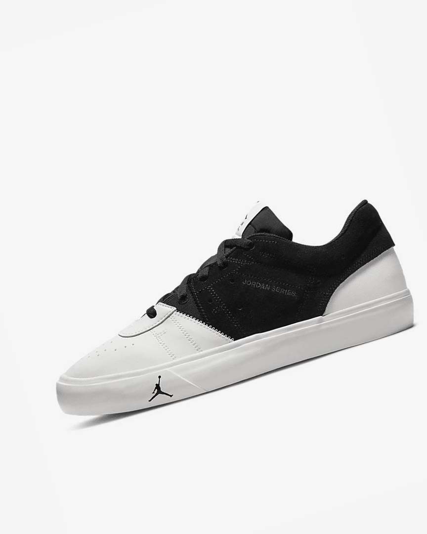Black / White / White / Red Nike Jordan Series ES Men\'s Sneakers | CA_5098