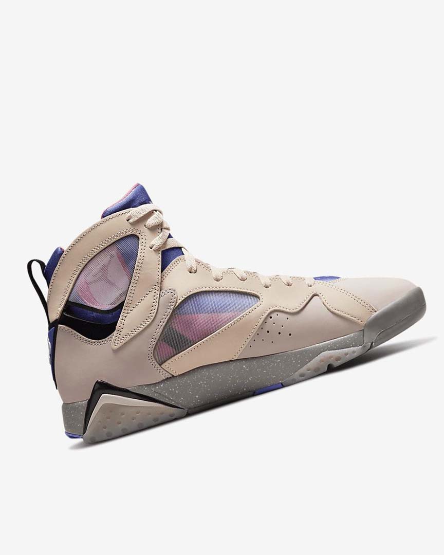 Blue / Black Nike Air Jordan 7 Retro SE Men's Basketball Shoes | CA_4616