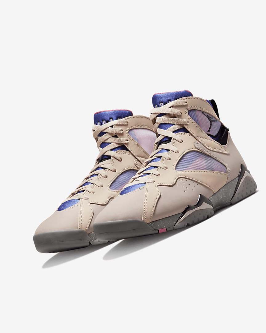 Blue / Black Nike Air Jordan 7 Retro SE Men's Basketball Shoes | CA_4616