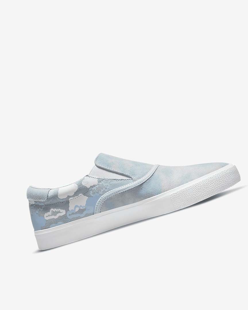 Blue / Blue / White / Blue Nike SB Zoom Verona Slip x Rayssa Leal Boys' Skate Shoes | CA_2642