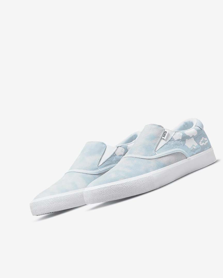 Blue / Blue / White / Blue Nike SB Zoom Verona Slip x Rayssa Leal Boys' Skate Shoes | CA_2642
