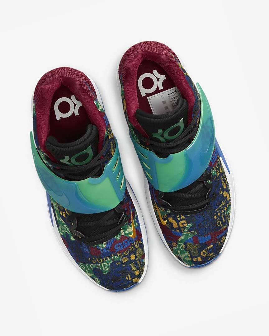 Blue / Deep Royal Blue / Light Green Nike KD14 NRG Men's Basketball Shoes | CA_5164
