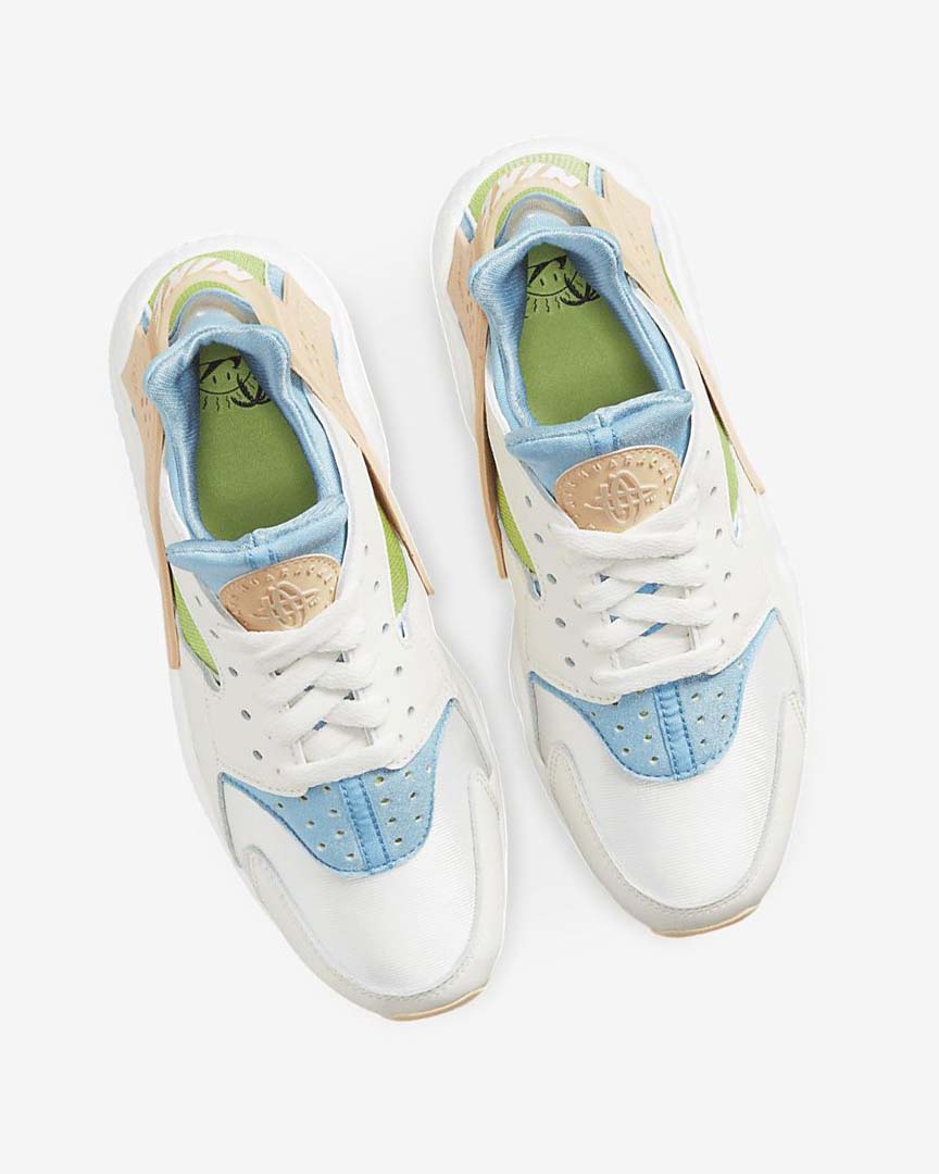 Blue / Green / Orange Nike Air Huarache SE Women's Sneakers | CA_4520