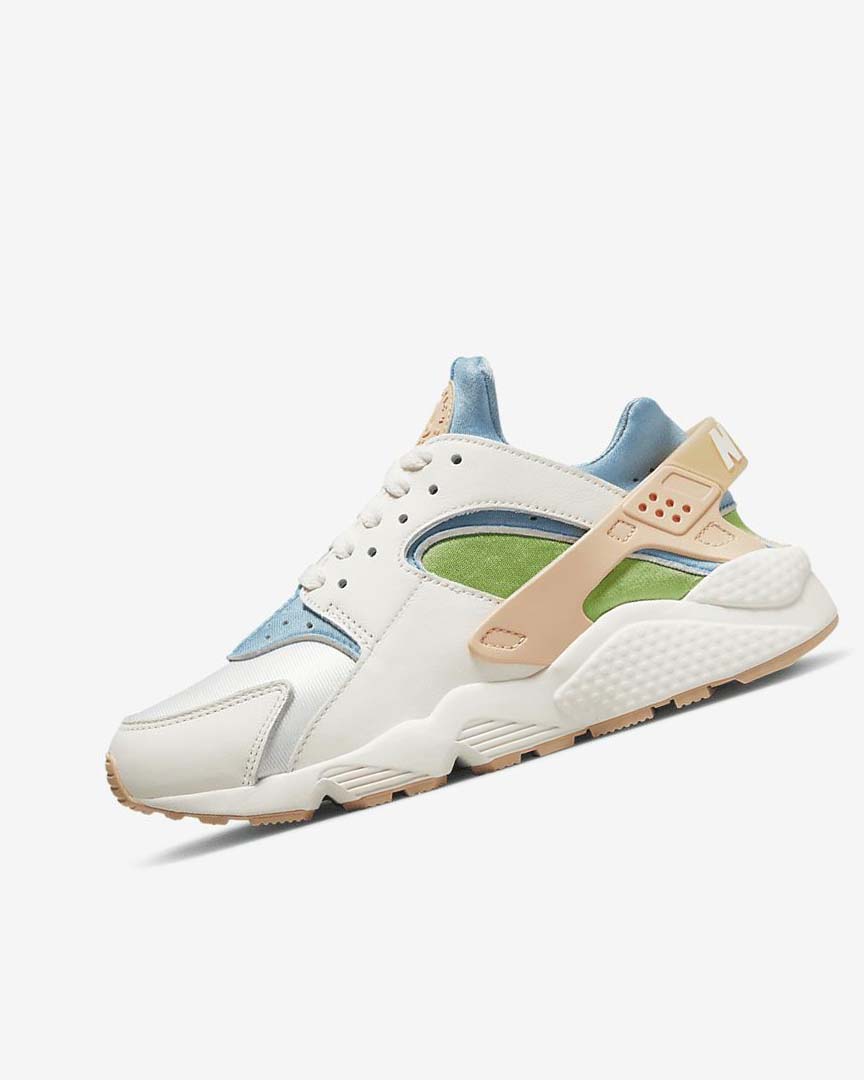 Blue / Green / Orange Nike Air Huarache SE Women\'s Sneakers | CA_4520