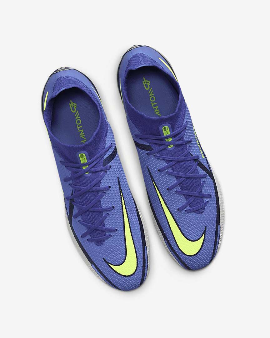 Blue / Grey / Blue Nike Phantom GT2 Dynamic Fit Elite FG Women's Soccer Cleats | CA_5296