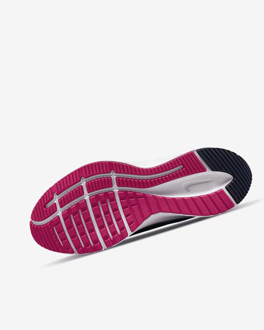 Blue / Grey Green / White / Pink Nike Quest 4 Women's Running Shoes | CA_4989