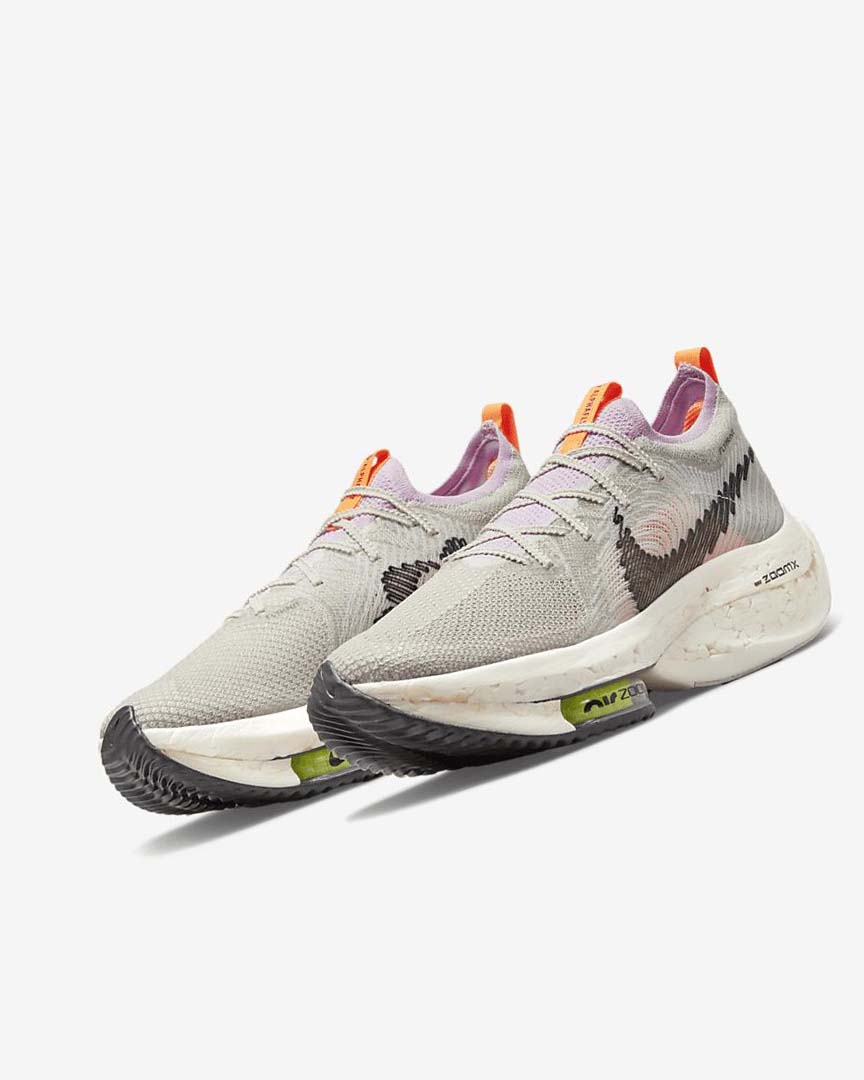 Blue Grey / Light Pink / Light Cream / Black Nike Zoom Alphafly Next Nature Women's Running Shoes | CA_4881