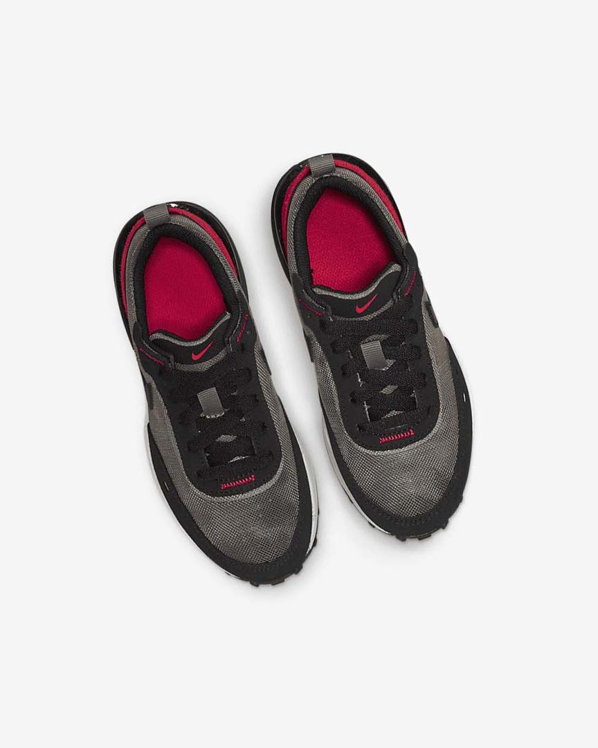 Blue Grey / Red / Black Nike Waffle One Girls' Sneakers | CA_3191