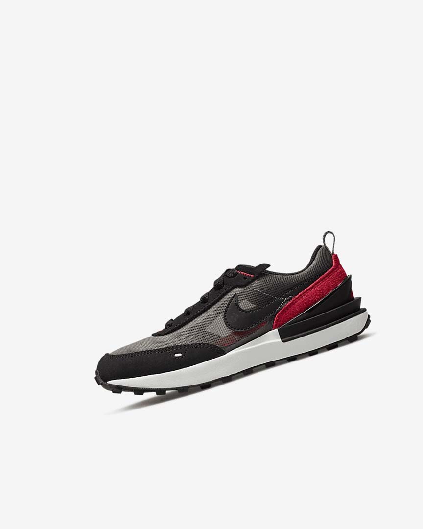 Blue Grey / Red / Black Nike Waffle One Girls\' Sneakers | CA_3191