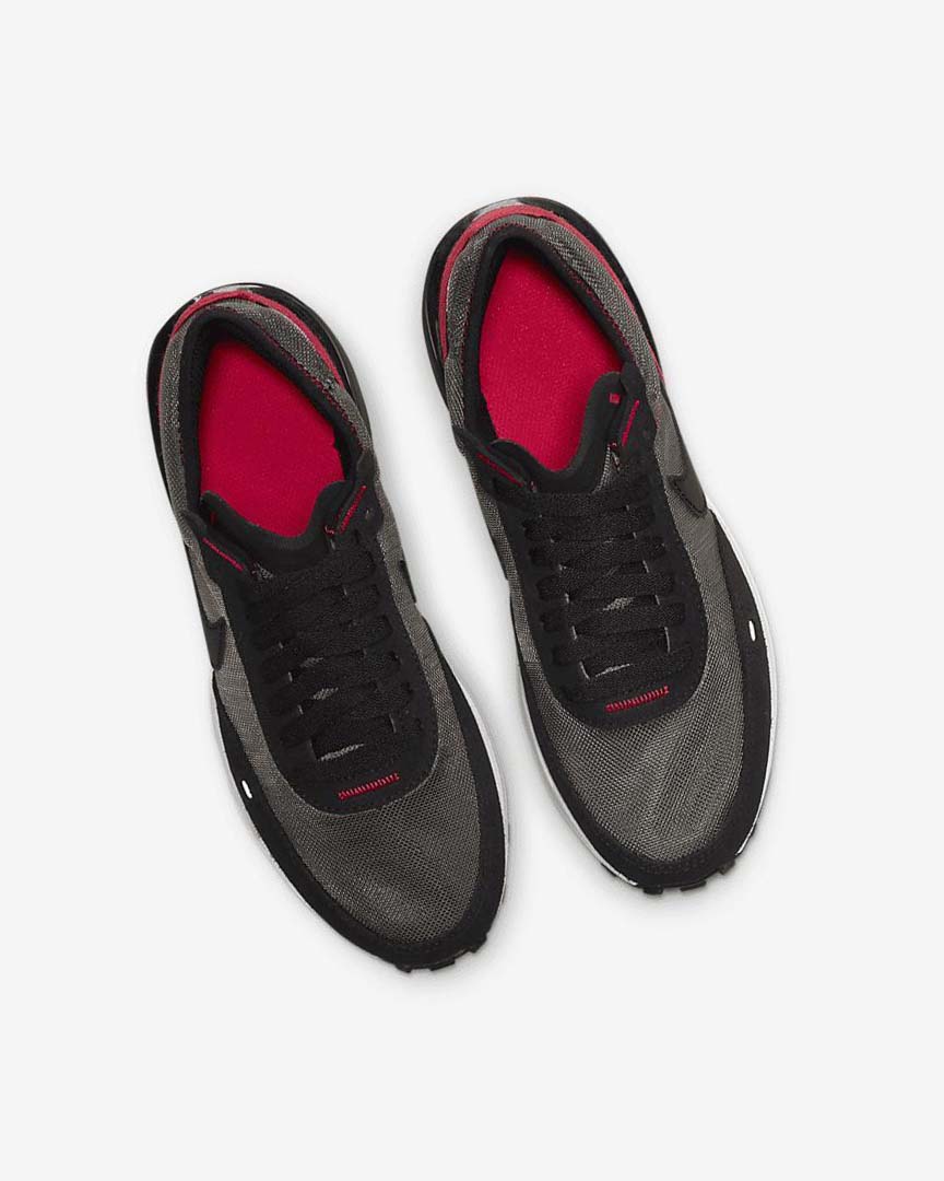 Blue Grey / Red / Black Nike Waffle One Boys' Sneakers | CA_3276