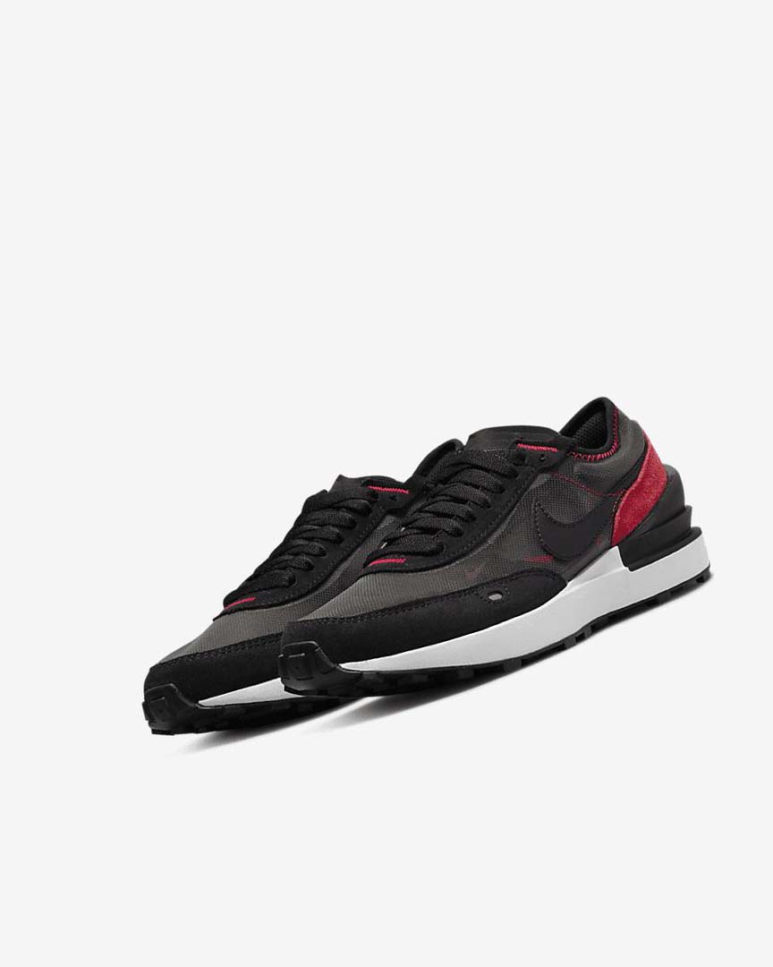 Blue Grey / Red / Black Nike Waffle One Boys' Sneakers | CA_3276