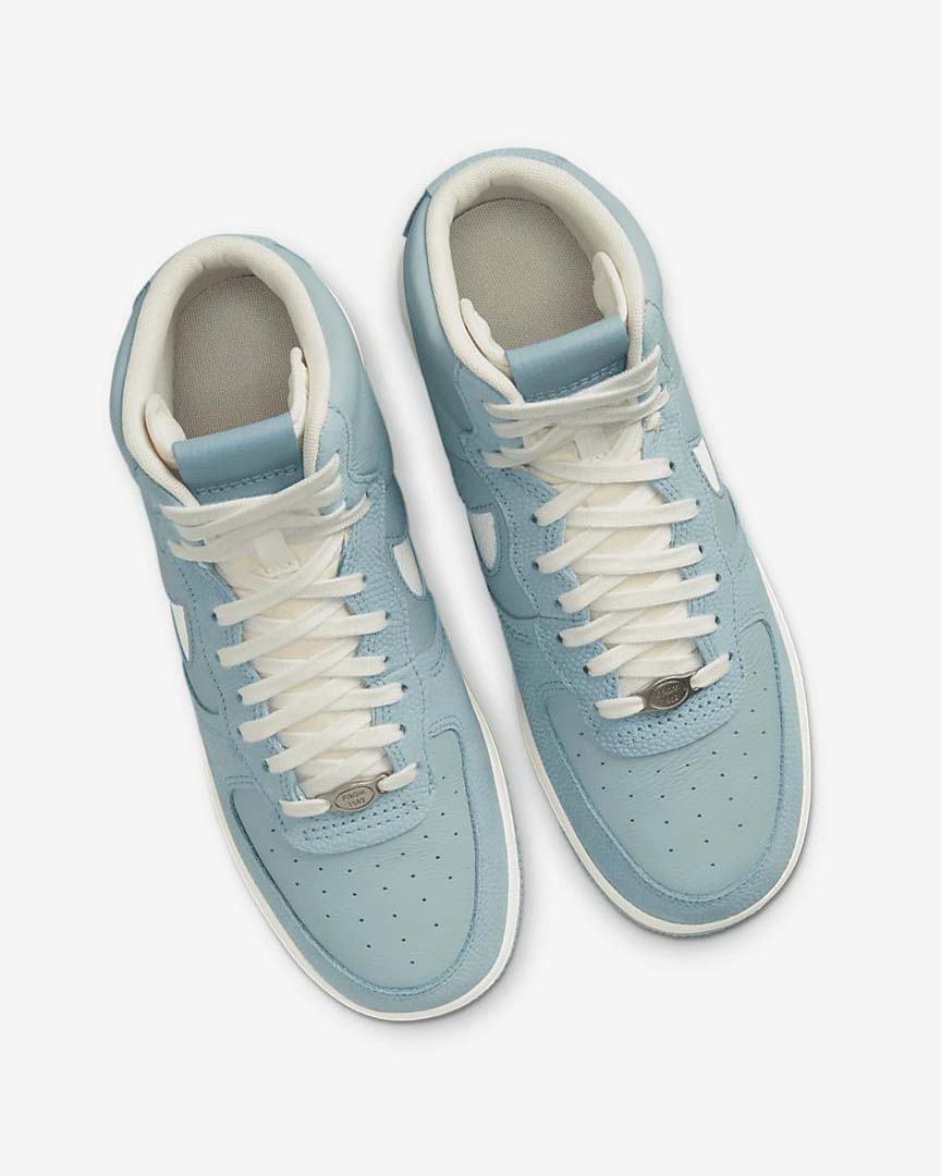 Blue / Metal Silver / White Nike Air Force 1 Sculpt Women's Sneakers | CA_2397