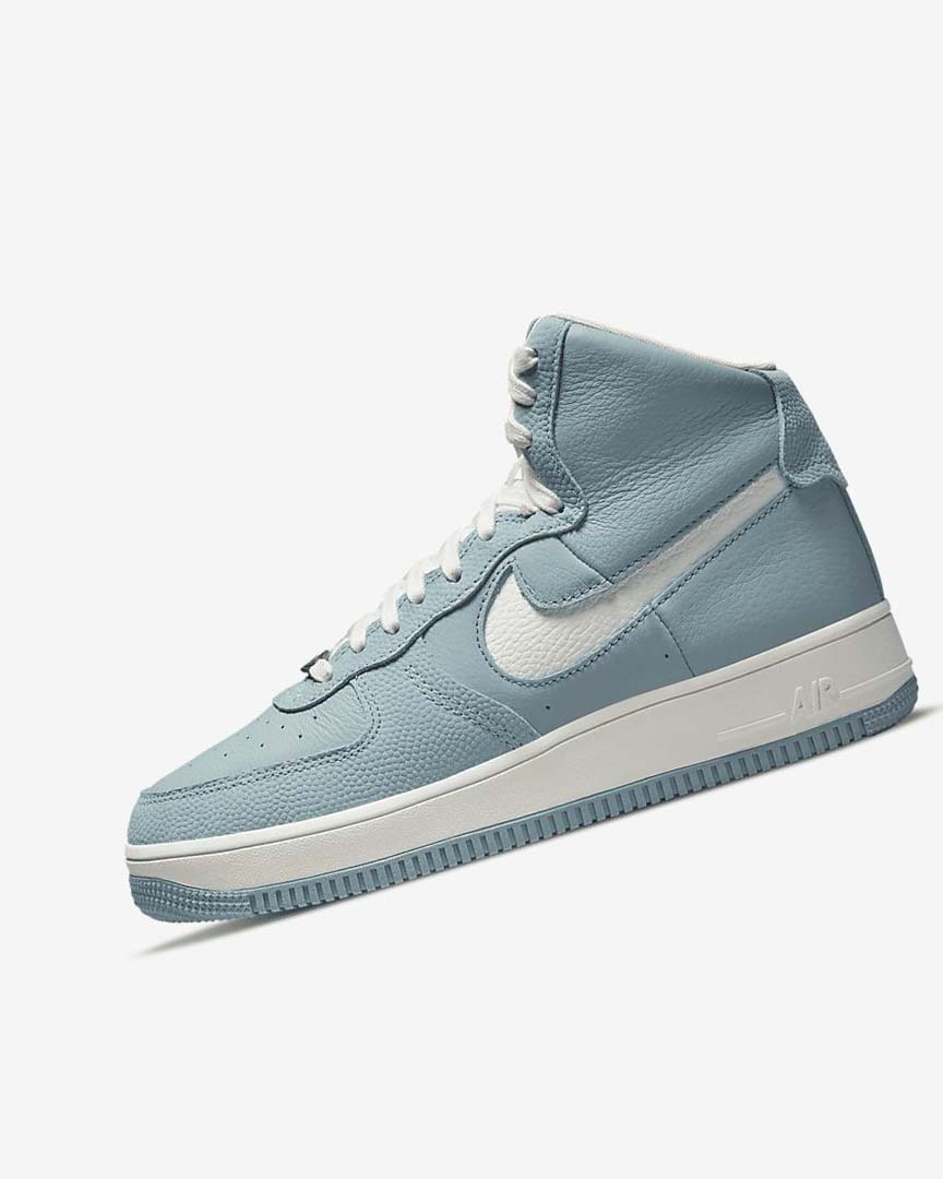 Blue / Metal Silver / White Nike Air Force 1 Sculpt Women\'s Sneakers | CA_2397