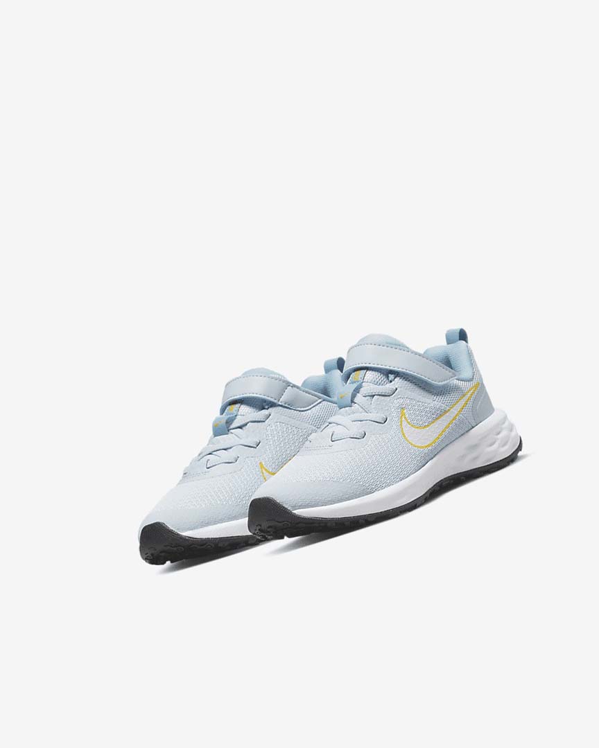 Blue / Multicolor Nike Revolution 6 Girls' Running Shoes | CA_4838