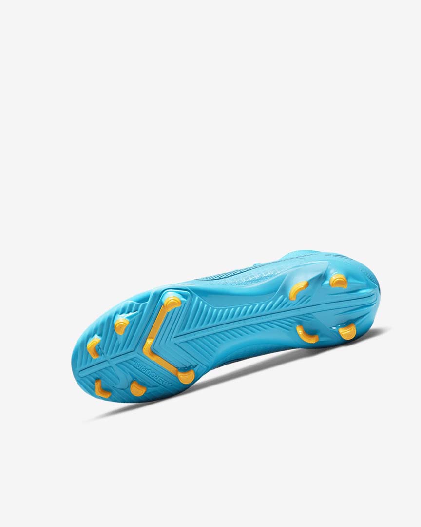 Blue / Orange Nike Jr. Mercurial Superfly 8 Club MG Girls' Soccer Cleats | CA_4732