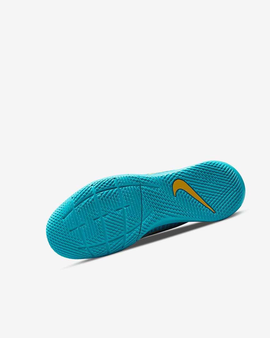 Blue / Orange Nike Jr. Mercurial Superfly 8 Academy IC Boys' Soccer Shoes | CA_4901