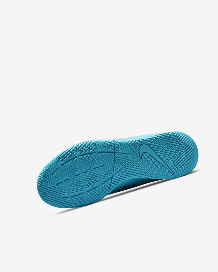 Blue / Orange Nike Jr. Mercurial Vapor 14 Club IC Boys' Soccer Shoes | CA_2422