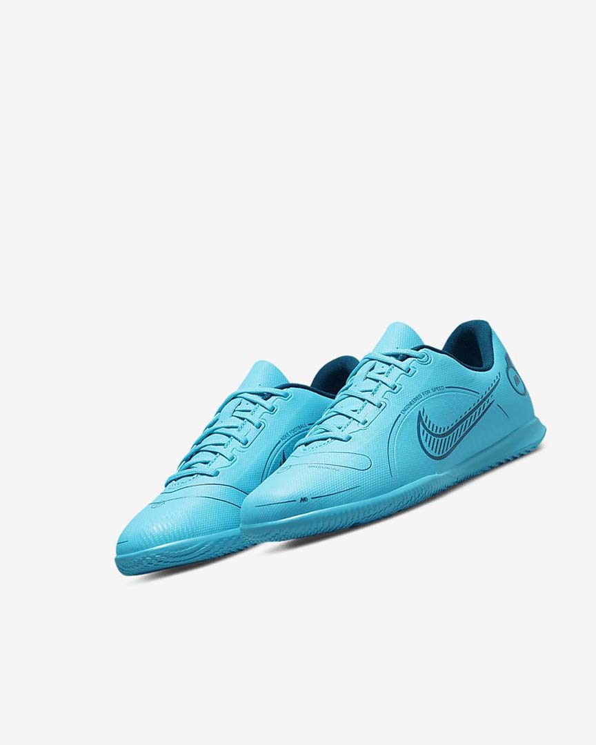 Blue / Orange Nike Jr. Mercurial Vapor 14 Club IC Boys' Soccer Shoes | CA_2422