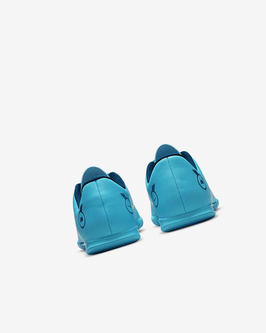 Blue / Orange Nike Jr. Mercurial Vapor 14 Club IC Boys' Soccer Shoes | CA_2422