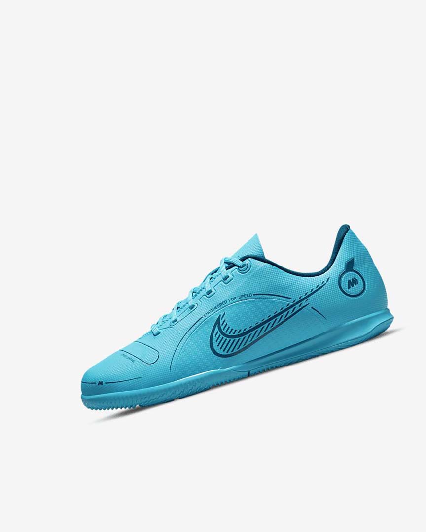Blue / Orange Nike Jr. Mercurial Vapor 14 Club IC Boys\' Soccer Shoes | CA_2422