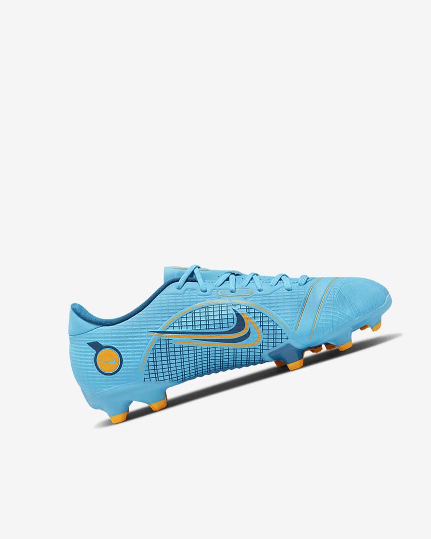 Blue / Orange Nike Jr. Mercurial Vapor 14 Academy MG Girls' Soccer Cleats | CA_2765