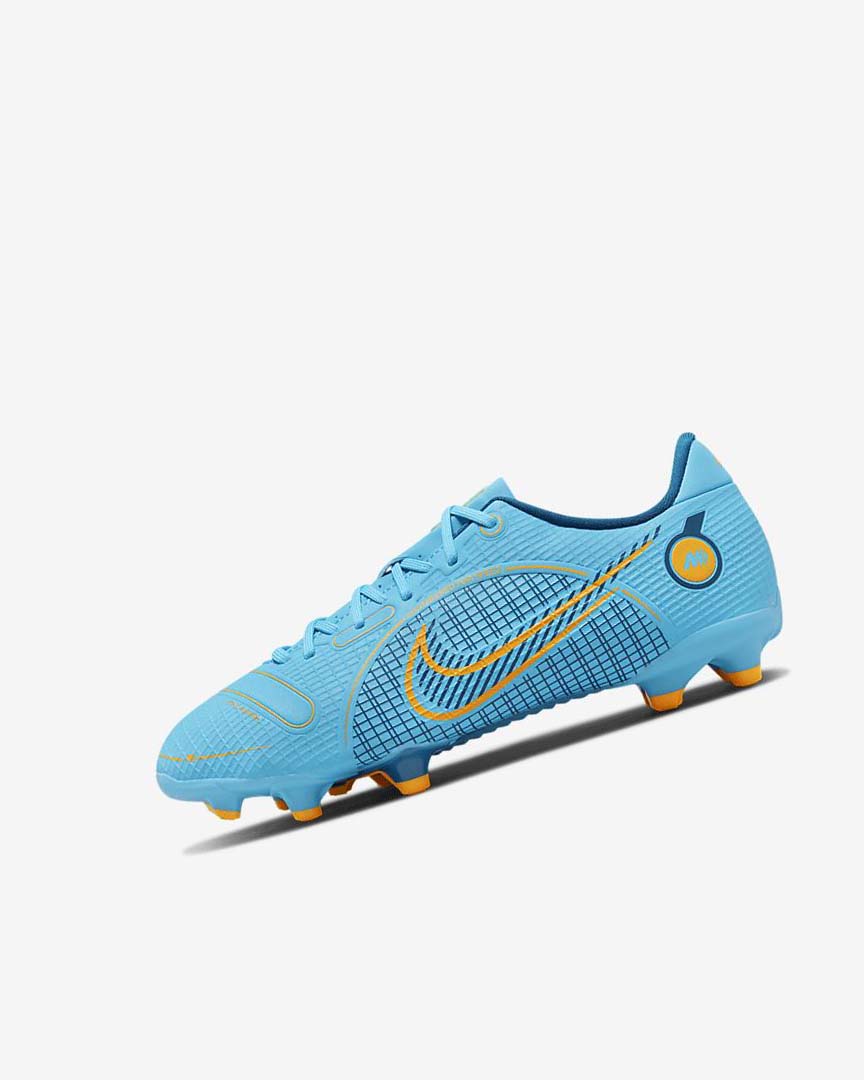 Blue / Orange Nike Jr. Mercurial Vapor 14 Academy MG Girls\' Soccer Cleats | CA_2765