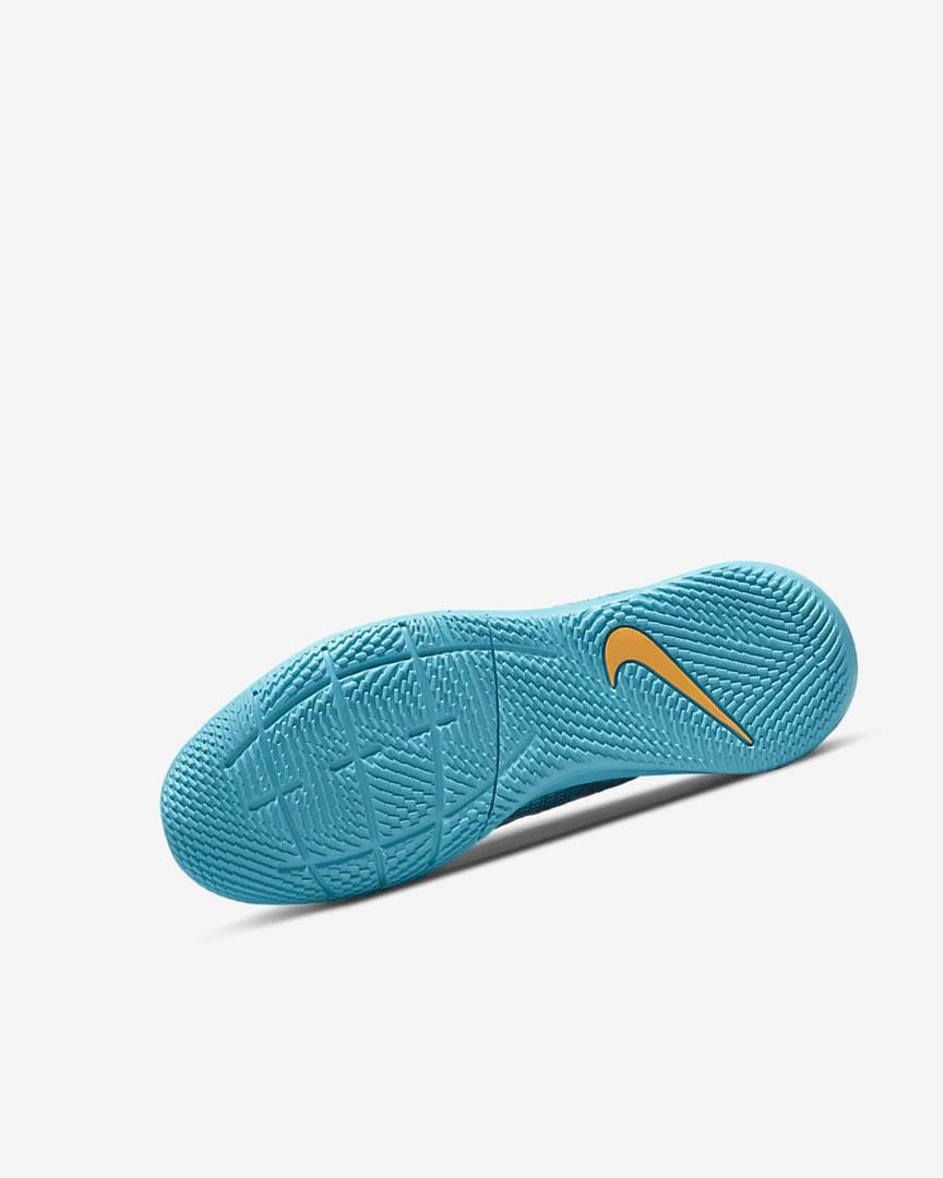 Blue / Orange Nike Jr. Mercurial Vapor 14 Academy IC Boys' Soccer Shoes | CA_2909