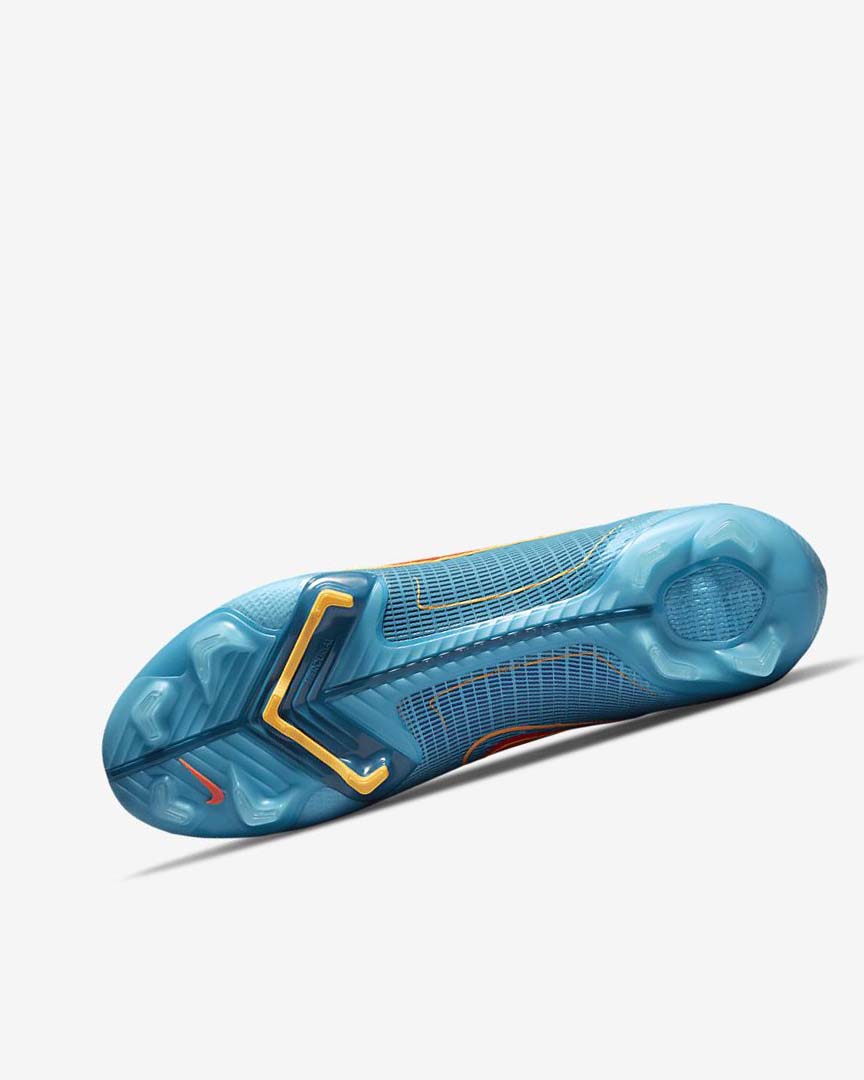 Blue / Orange Nike Mercurial Superfly 8 Elite FG Women's Soccer Cleats | CA_2294