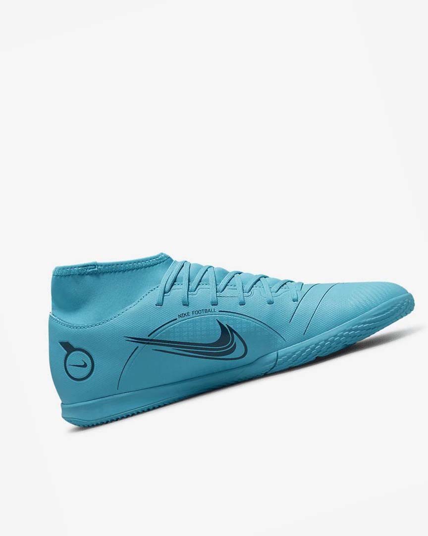 Blue / Orange Nike Mercurial Superfly 8 Club IC Men's Soccer Shoes | CA_2692