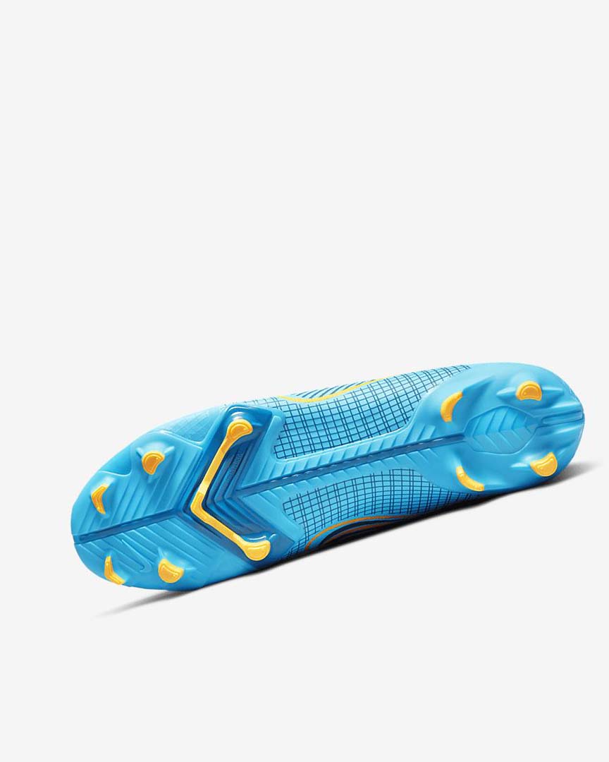Blue / Orange Nike Mercurial Superfly 8 Academy MG Women's Soccer Cleats | CA_5452