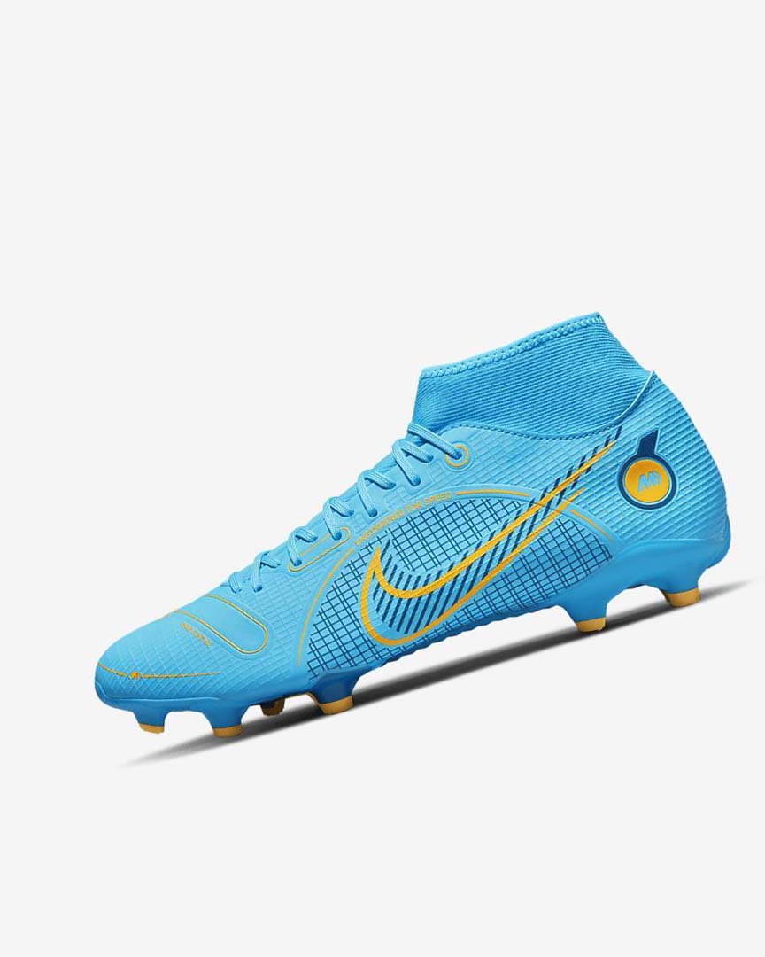 Blue / Orange Nike Mercurial Superfly 8 Academy MG Women\'s Soccer Cleats | CA_5452