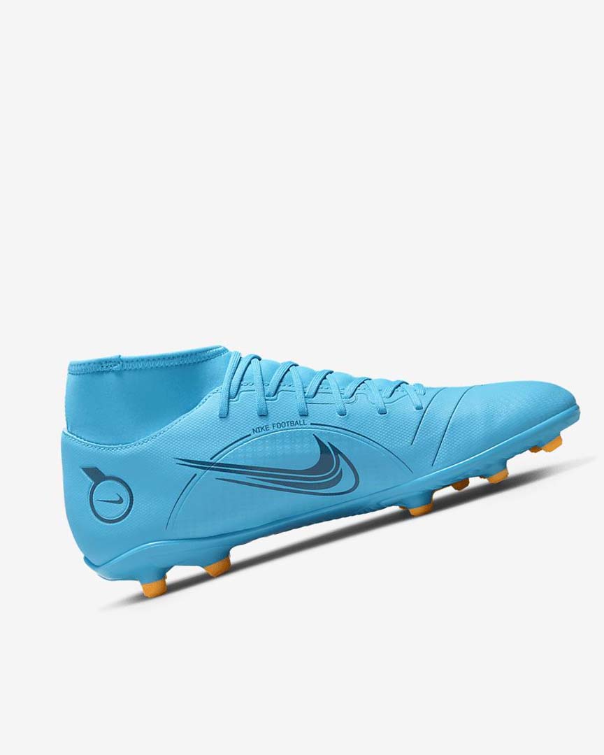 Blue / Orange Nike Mercurial Superfly 8 Club MG Women's Soccer Cleats | CA_5593