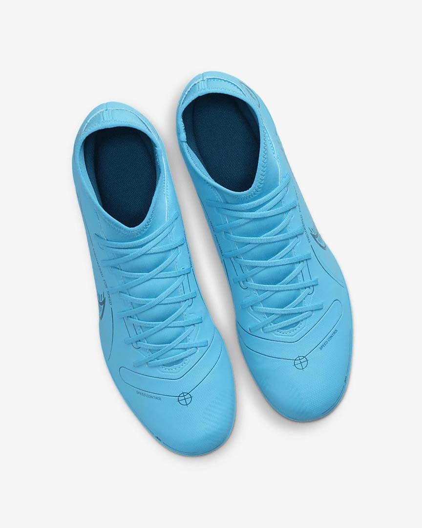 Blue / Orange Nike Mercurial Superfly 8 Club MG Women's Soccer Cleats | CA_5593